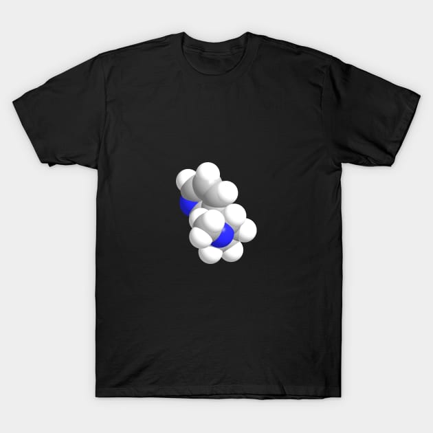 Nicotine Molecule Chemistry T-Shirt by ChemECool